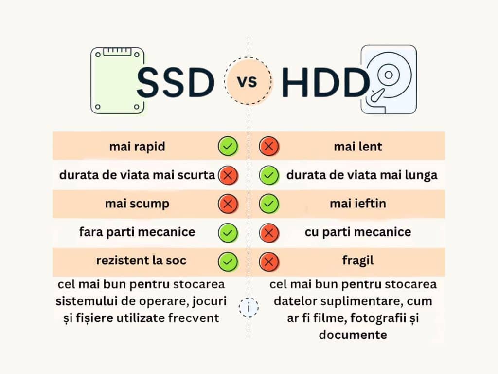 Ce sa aleg SSD sau HDD