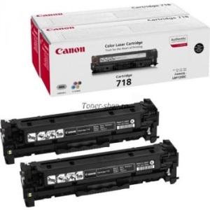 Toner Canon Dual-Pack CRG-718B Negru Original