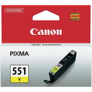 Bs6511B001Aa Cartus Cerneala Canon Cli-551Y, Yellow, Capacitate 7Ml, Pentru Canon Pixma