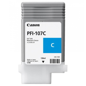 Cf6706B001Aa Cartus Cerneala Canon Pfi-107C, Cyan, Capacitate 130Ml, Pentru Canon Ipf680/685,