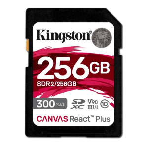 Sdr2/256Gb Card De Memorie Sdhc Kingston Canvas React Plus 256Gb, Class