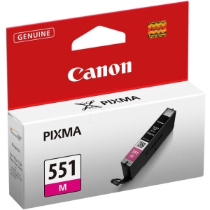 Bs6510B001Aa Cartus Cerneala Canon Cli-551M, Magenta, Capacitate 7Ml, Pentru Canon Pixma