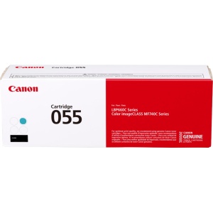 3015C002Aa Toner Canon Crg055C Cyan, Capacitate 2.1K Pagini, Pentru Lbp66X, Mf74X.
