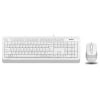 F1010-W Kit Tastatură+Mouse A4Tech Fstyler Fm10+Fk10, Wired, 104 Taste, 1600Dpi, 4/1 Butoane, Alb