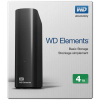 Wdbwlg0040Hbk Hdd Extern Wd Elements, 4Tb, 3.5", Negru, Usb 3.0